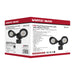 Security Lighting Nuvo 65-715 LED Security Light - Dual Head - Motion Sensor Included - Black Finish - 3000K Nuvo