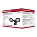 Security Lighting Nuvo 65-715 LED Security Light - Dual Head - Motion Sensor Included - Black Finish - 3000K Nuvo