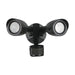 Security Lighting Nuvo 65-715 LED Security Light - Dual Head - Motion Sensor Included - Black Finish - 3000K Nuvo