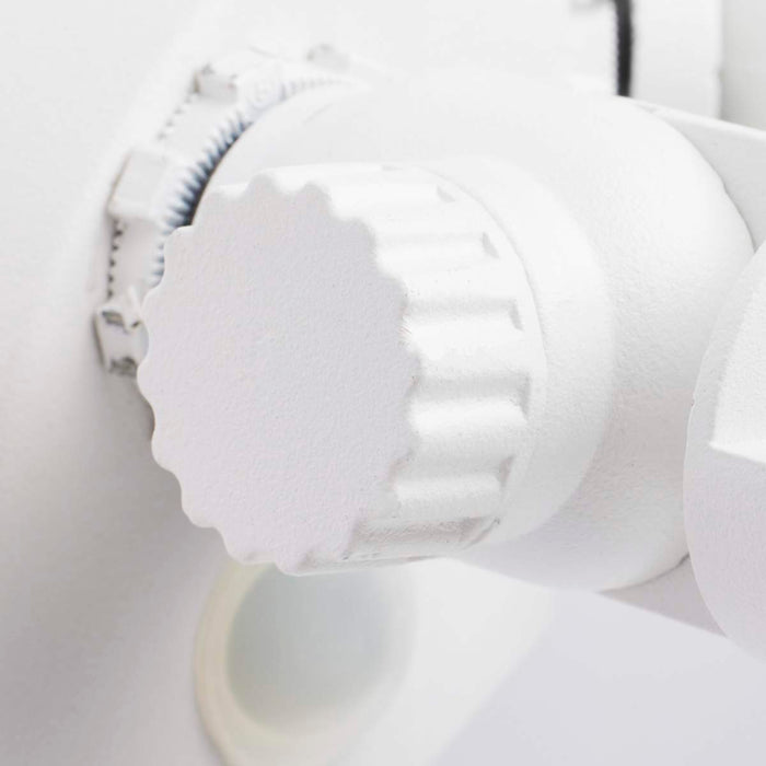 Security Lighting Nuvo 65-716 LED Security Light - Dual Head - White Finish - 4000K Nuvo