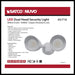 Security Lighting Nuvo 65-716 LED Security Light - Dual Head - White Finish - 4000K Nuvo