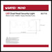 Security Lighting Nuvo 65-716 LED Security Light - Dual Head - White Finish - 4000K Nuvo