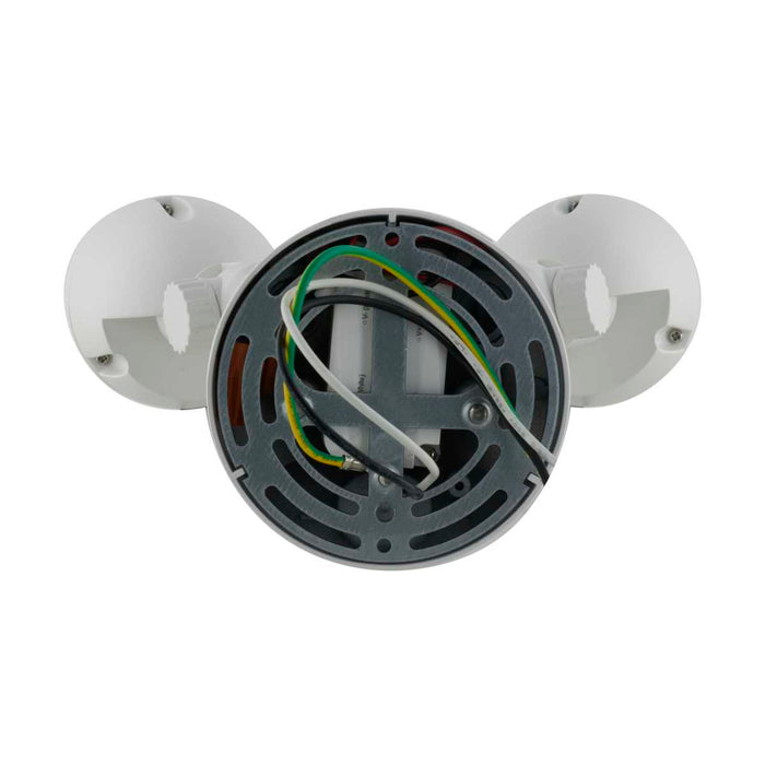 Security Lighting Nuvo 65-717 LED Security Light - Dual Head - Motion Sensor Included - White Finish - 4000K Nuvo