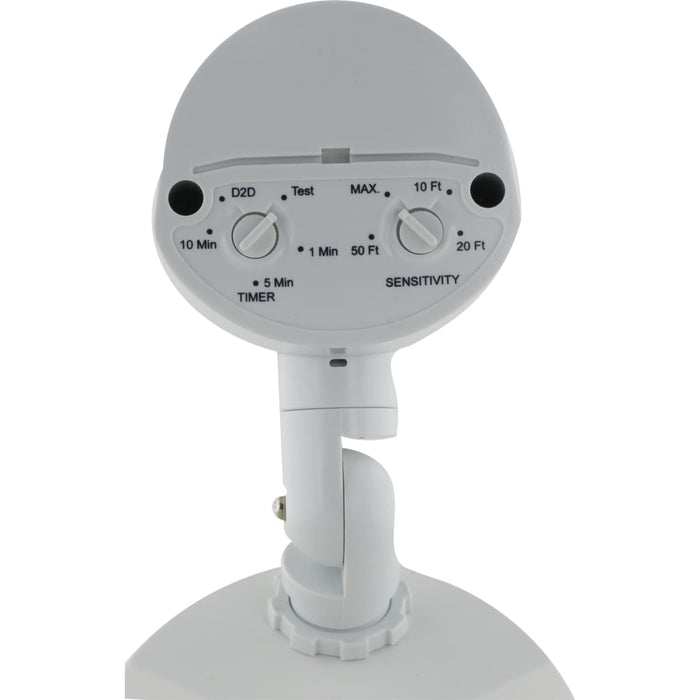 Security Lighting Nuvo 65-717 LED Security Light - Dual Head - Motion Sensor Included - White Finish - 4000K Nuvo