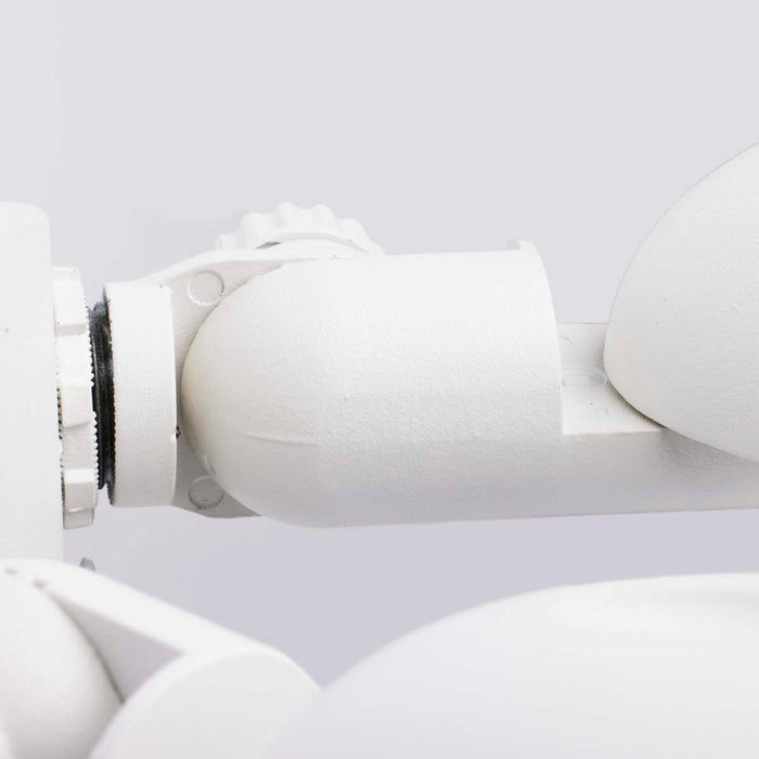 Security Lighting Nuvo 65-717 LED Security Light - Dual Head - Motion Sensor Included - White Finish - 4000K Nuvo
