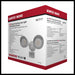 Security Lighting Nuvo 65-717 LED Security Light - Dual Head - Motion Sensor Included - White Finish - 4000K Nuvo