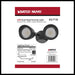 Security Lighting Nuvo 65-718 LED Security Light - Dual Head - Bronze Finish - 4000K Nuvo