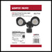 Security Lighting Nuvo 65-719 LED Security Light - Dual Head - Motion Sensor Included - Bronze Finish - 4000K Nuvo
