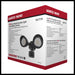 Security Lighting Nuvo 65-719 LED Security Light - Dual Head - Motion Sensor Included - Bronze Finish - 4000K Nuvo