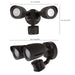 Security Lighting Nuvo 65-719 LED Security Light - Dual Head - Motion Sensor Included - Bronze Finish - 4000K Nuvo