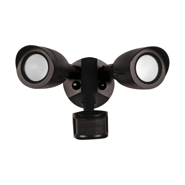 Security Lighting Nuvo 65-719 LED Security Light - Dual Head - Motion Sensor Included - Bronze Finish - 4000K Nuvo