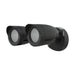 Security Lighting Nuvo 65-720 LED Security Light - Dual Head - Black Finish - 4000K Nuvo