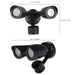 Security Lighting Nuvo 65-721 LED Security Light - Dual Head - Motion Sensor Included - Black Finish - 4000K Nuvo