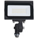 Flood Light Satco 65-726 15 Watt LED DOB Tempered Glass Flood Light - 5000K CCT - Bronze Finish Satco