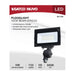 Flood Light Satco 65-726 15 Watt LED DOB Tempered Glass Flood Light - 5000K CCT - Bronze Finish Satco
