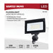 Flood Light Satco 65-730 50 Watt LED DOB Tempered Glass Flood Light - 5000K CCT - Bronze Finish Satco