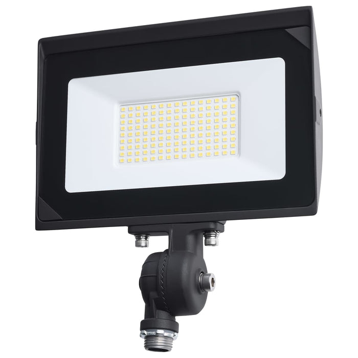 Flood Light Satco 65-731 80 Watt LED DOB Tempered Glass Flood Light - 4000K CCT - Bronze Finish Satco