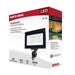 Flood Light Satco 65-732 80 Watt LED DOB Tempered Glass Flood Light - 5000K CCT - Bronze Finish Satco