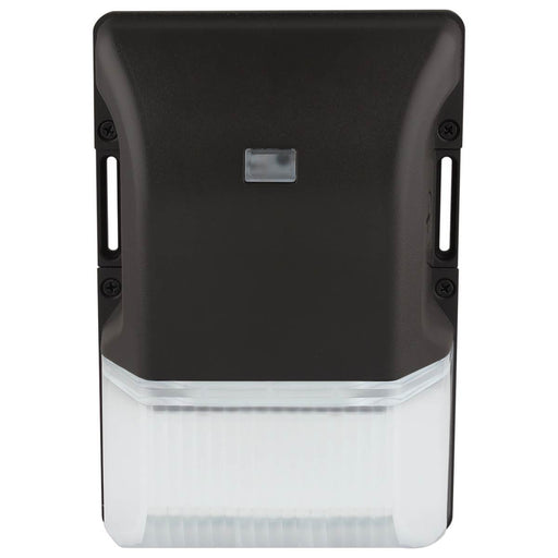 Wall Pack Nuvo 65-747 LED Small Wall Pack - 20W - CCT Selectable 3K/4K/5K - Black Finish - 100-277V Nuvo