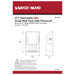 Wall Pack Nuvo 65-747 LED Small Wall Pack - 20W - CCT Selectable 3K/4K/5K - Black Finish - 100-277V Nuvo