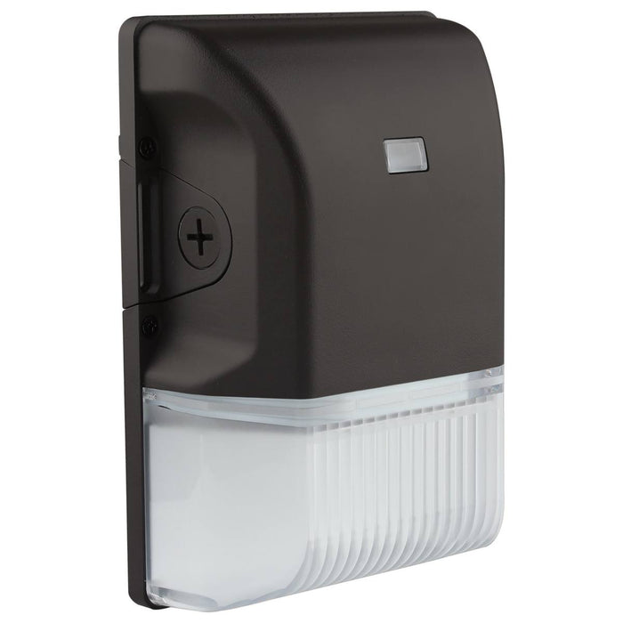 Wall Pack Nuvo 65-747 LED Small Wall Pack - 20W - CCT Selectable 3K/4K/5K - Black Finish - 100-277V Nuvo