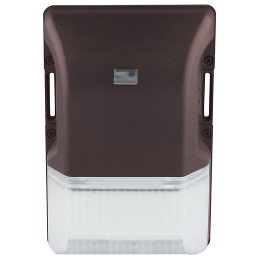 Wall Pack Nuvo 65-748 LED Small Wall Pack - 20W - CCT Selectable 3K/4K/5K - Bronze Finish - 100-277V Nuvo