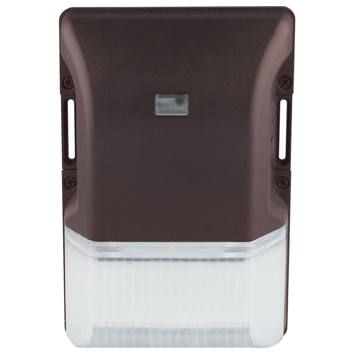 Wall Pack Nuvo 65-748 LED Small Wall Pack - 20W - CCT Selectable 3K/4K/5K - Bronze Finish - 100-277V Nuvo