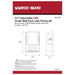Wall Pack Nuvo 65-748 LED Small Wall Pack - 20W - CCT Selectable 3K/4K/5K - Bronze Finish - 100-277V Nuvo
