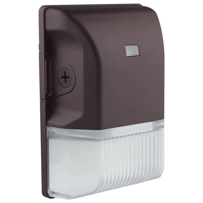 Wall Pack Nuvo 65-748 LED Small Wall Pack - 20W - CCT Selectable 3K/4K/5K - Bronze Finish - 100-277V Nuvo