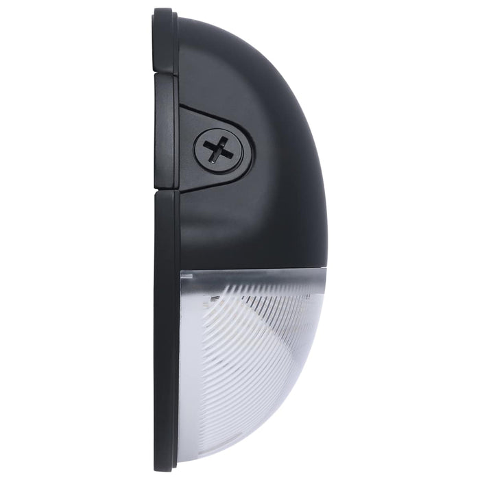 Area Light Nuvo 65-750 LED Small Round Wall Pack - 20W - CCT Selectable - Bypassable Photocell - 120-277 Volt - Black Finish Nuvo