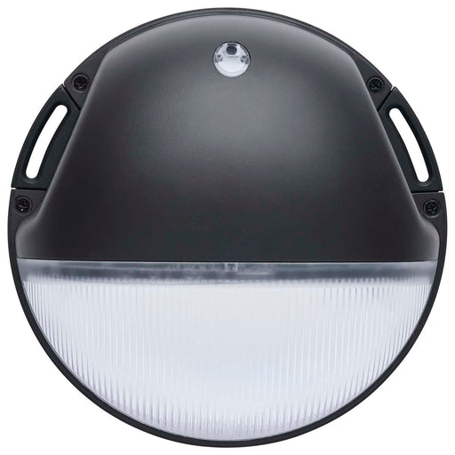 Area Light Nuvo 65-751 LED Small Round Wall Pack - 20W - CCT Selectable - Bypassable Photocell - 120-277 Volt - Bronze Finish Nuvo