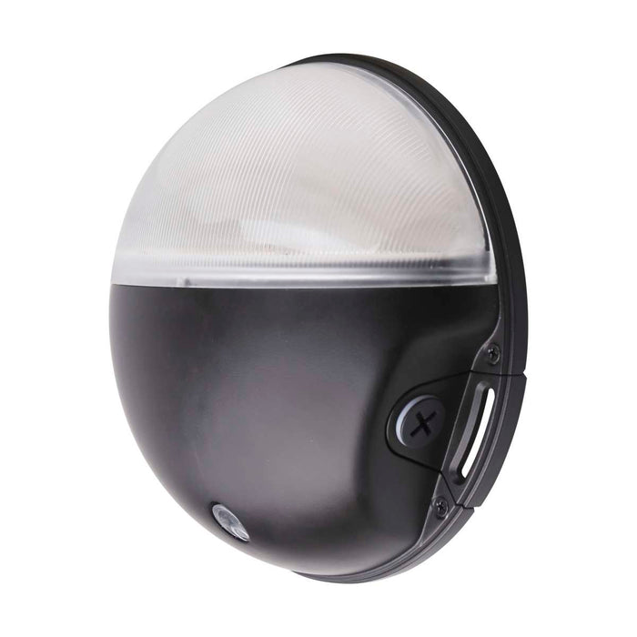 Area Light Nuvo 65-751 LED Small Round Wall Pack - 20W - CCT Selectable - Bypassable Photocell - 120-277 Volt - Bronze Finish Nuvo