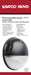 Area Light Nuvo 65-751 LED Small Round Wall Pack - 20W - CCT Selectable - Bypassable Photocell - 120-277 Volt - Bronze Finish Nuvo