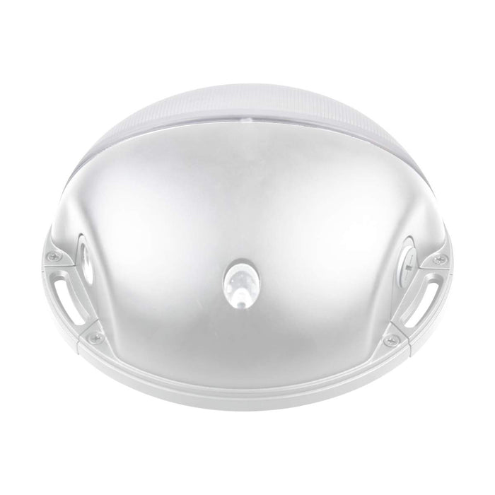 Area Light Nuvo 65-752 LED Small Round Wall Pack - 20W - CCT Selectable - Bypassable Photocell - 120-277 Volt - White Finish Nuvo