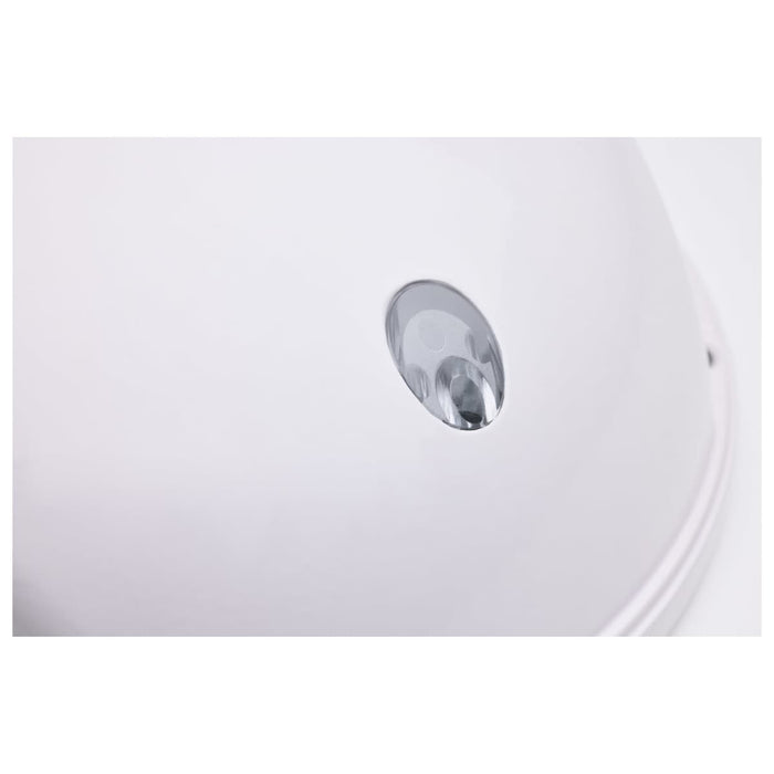 Area Light Nuvo 65-752 LED Small Round Wall Pack - 20W - CCT Selectable - Bypassable Photocell - 120-277 Volt - White Finish Nuvo