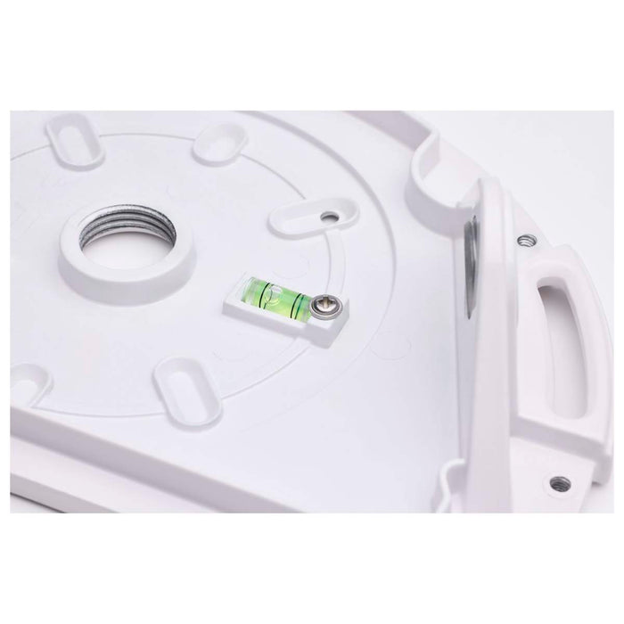 Area Light Nuvo 65-752 LED Small Round Wall Pack - 20W - CCT Selectable - Bypassable Photocell - 120-277 Volt - White Finish Nuvo