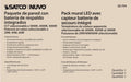 Wall Pack Nuvo 65-754 Emergency Architectural LED Wall Pack - CCT Selectable 3K/4K/5K - Wattage Adjustable - Bypassable Photocell - 120-277 Volt - Bronze Finish Nuvo