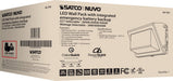 Wall Pack Nuvo 65-754 Emergency Architectural LED Wall Pack - CCT Selectable 3K/4K/5K - Wattage Adjustable - Bypassable Photocell - 120-277 Volt - Bronze Finish Nuvo
