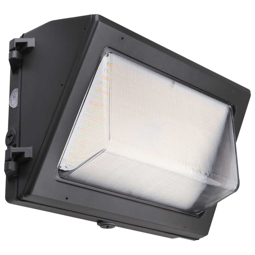 Wall Pack Nuvo 65-754 Emergency Architectural LED Wall Pack - CCT Selectable 3K/4K/5K - Wattage Adjustable - Bypassable Photocell - 120-277 Volt - Bronze Finish Nuvo