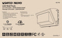 Wall Pack Nuvo 65-755 CCT and Wattage Adjustable LED Wall Pack - Integrated Bypassable Photocell - CCT Selectable from 3000, 4000 or 5000K - Wattage Selectable from 29, 40, or 60 Watt - 120-277 Volt - Bronze Finish Nuvo