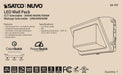 Wall Pack Nuvo 65-757 CCT and Wattage Adjustable LED Wall Pack - Integrated Bypassable Photocell - CCT Selectable from 3000, 4000 or 5000K - Wattage Selectable from 29, 40, or 60 Watt - 120-347 Volt - Bronze Finish Nuvo