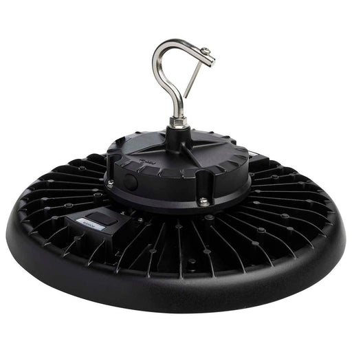 UFO Hi-Bay Nuvo 65-771R2 Wattage 150W/175W/200W and CCT Selectable 3K/4K/5K LED UFO High Bay - 100-277 Volt - Black Finish Nuvo