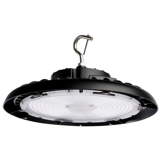 UFO Hi-Bay Nuvo 65-771R2 Wattage 150W/175W/200W and CCT Selectable 3K/4K/5K LED UFO High Bay - 100-277 Volt - Black Finish Nuvo