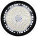 UFO Hi-Bay Nuvo 65-771R3 Wattage 150W/175W/200W and CCT Selectable 3K/4K/5K LED UFO High Bay - 120-347 Volt - Black Finish Nuvo