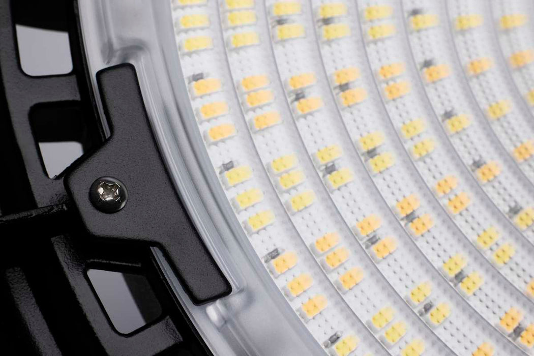 UFO Hi-Bay Nuvo 65-771R3 Wattage 150W/175W/200W and CCT Selectable 3K/4K/5K LED UFO High Bay - 120-347 Volt - Black Finish Nuvo