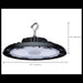 UFO Hi-Bay Nuvo 65-771R3 Wattage 150W/175W/200W and CCT Selectable 3K/4K/5K LED UFO High Bay - 120-347 Volt - Black Finish Nuvo