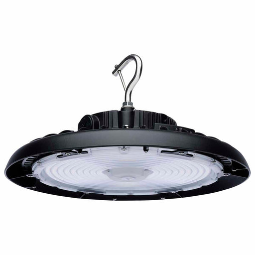 UFO Hi-Bay Nuvo 65-771R3 Wattage 150W/175W/200W and CCT Selectable 3K/4K/5K LED UFO High Bay - 120-347 Volt - Black Finish Nuvo