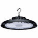 UFO Hi-Bay Nuvo 65-771R3 Wattage 150W/175W/200W and CCT Selectable 3K/4K/5K LED UFO High Bay - 120-347 Volt - Black Finish Nuvo