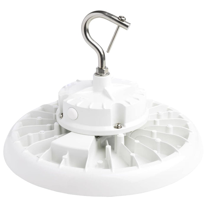 UFO Hi-Bay Nuvo 65-792R2 100 Watt UFO LED High Bay - 5000K - 14400 Lumens - 120-277 Volt - White Finish Nuvo