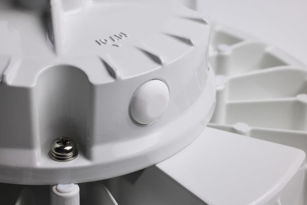 UFO Hi-Bay Nuvo 65-792R2 100 Watt UFO LED High Bay - 5000K - 14400 Lumens - 120-277 Volt - White Finish Nuvo
